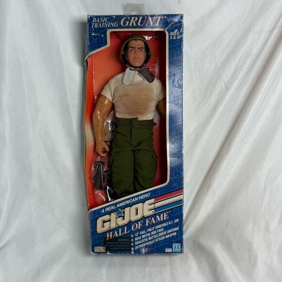 Vintage 1992 G.I. Joe Hall of Fame “Grunt” Action Figure, Basic Training Edition - Picture 1 of 9